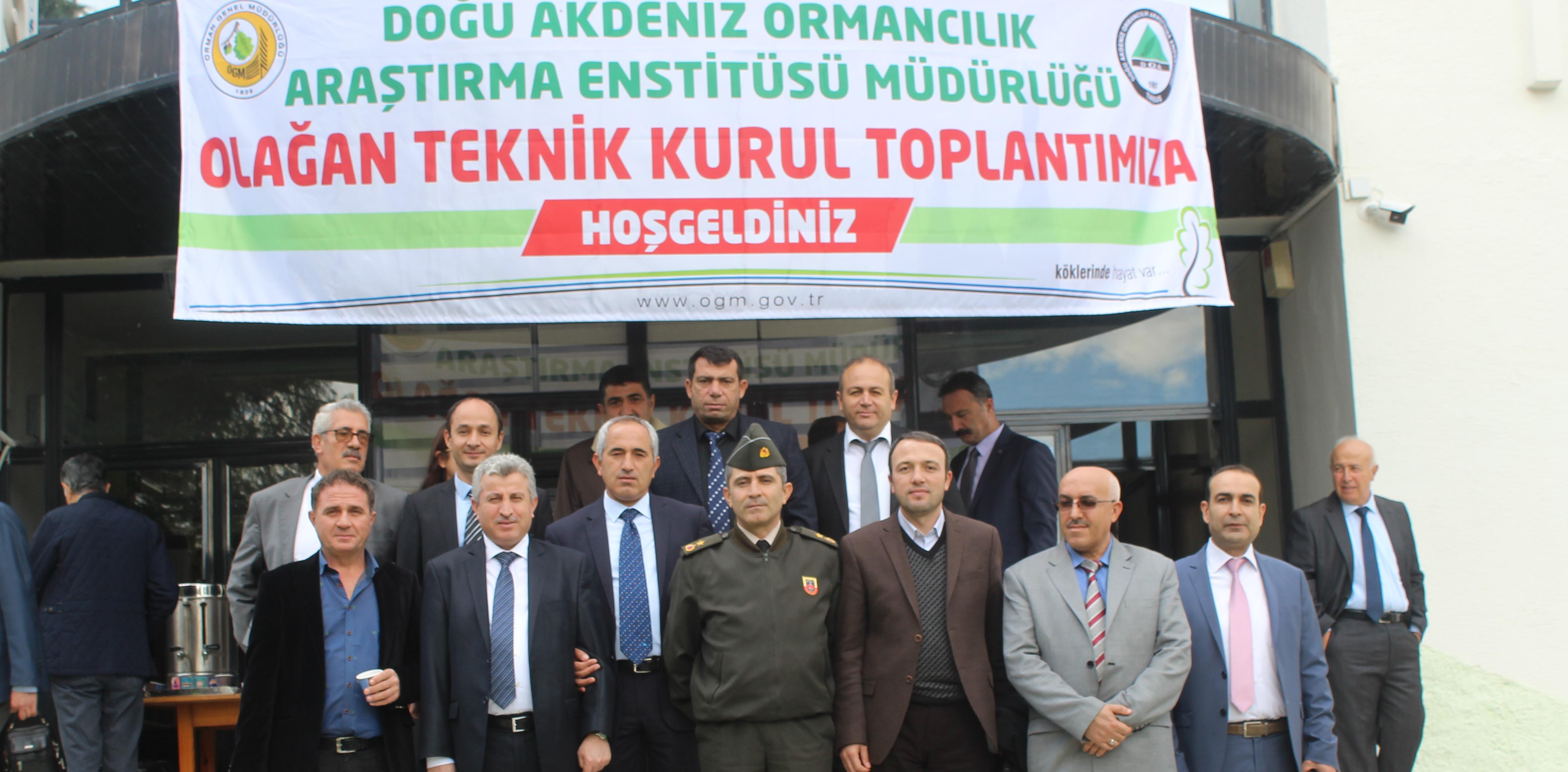 Doğu Akdeniz Ormancılık Araştırma Enstitüsü Müdürlüğünün 2017 Yılı Teknik Kurul Toplantısı Yapıldı