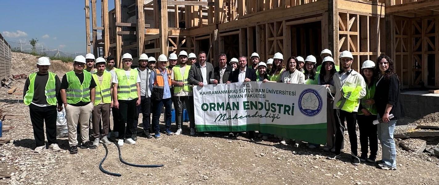 Kahramanmaraş Orman Bölge Müdürlüğü’ne Ahşap Yapılar Teknik Gezisi